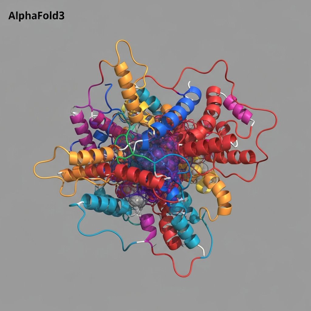 AlphaFold3 protein visualization