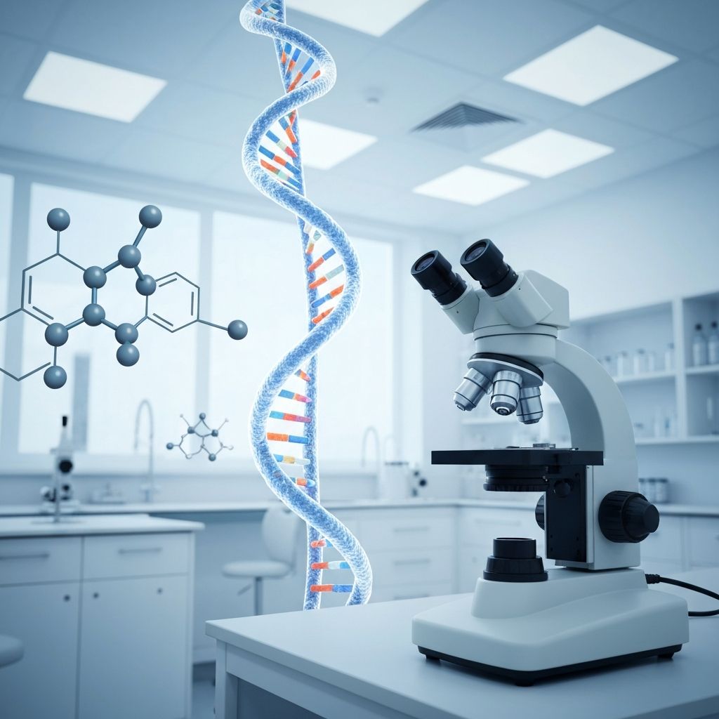 Science laboratory background